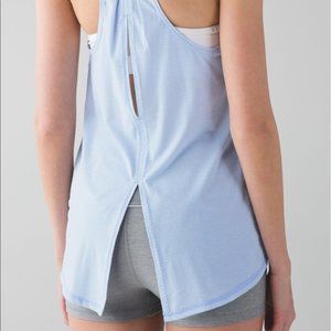 Lululemon tank top with tied back